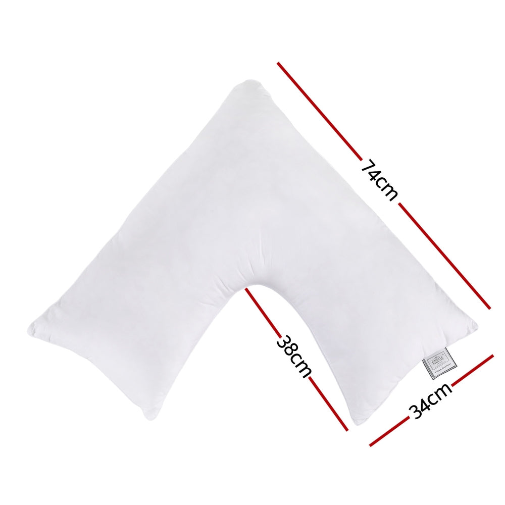 Pillows: Giselle V Shape Pillow Boomerang Nursing Body Cushion