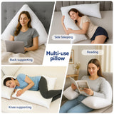 98765-Giselle V Shape Pillow Boomerang Nursing Body Cushion