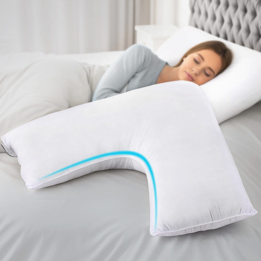 Pillows: Giselle V Shape Pillow Boomerang Nursing Body Cushion
