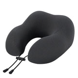 Pillows: Giselle Bedding Travel Neck Pillow U-Shape Support Memory Foam Plane Car Cushion