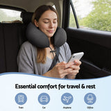 Pillows: Giselle Bedding Travel Neck Pillow U-Shape Support Memory Foam Plane Car Cushion
