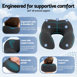 Pillows: Giselle Bedding Travel Neck Pillow U-Shape Support Memory Foam Plane Car Cushion