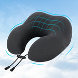 Pillows: Giselle Bedding Travel Neck Pillow U-Shape Support Memory Foam Plane Car Cushion