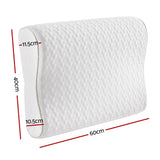 Giselle Memory Foam Pillow Contour Neck