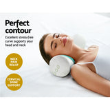 Pillows: Giselle Bedding Memory Foam Neck Roll Pillow Bamboo Cover