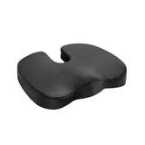 Back Care: Giselle Bedding Seat Cushion Memory Foam Pillow Back Pain Relief Chair Pad Black