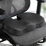 Back Care: Giselle Bedding Seat Cushion Memory Foam Pillow Back Pain Relief Chair Pad Black