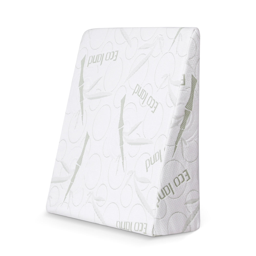 Pillows: Giselle Bedding Wedge Pillow Gel Memory Foam Ergonomic Support Bamboo Cover