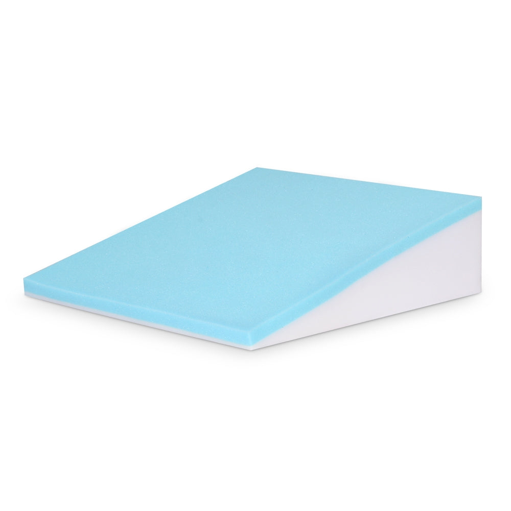 Pillows: Giselle Bedding Wedge Pillow Gel Memory Foam Ergonomic Support Bamboo Cover