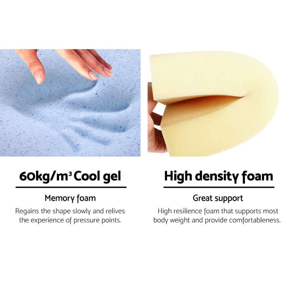 Pillows: Giselle Bedding Wedge Pillow White & Blue