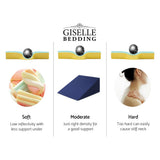 Pillows: Giselle Bedding Wedge Pillow Blue