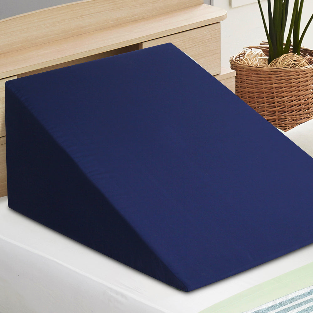 Pillows: Giselle Bedding Wedge Pillow Blue Twin Pack