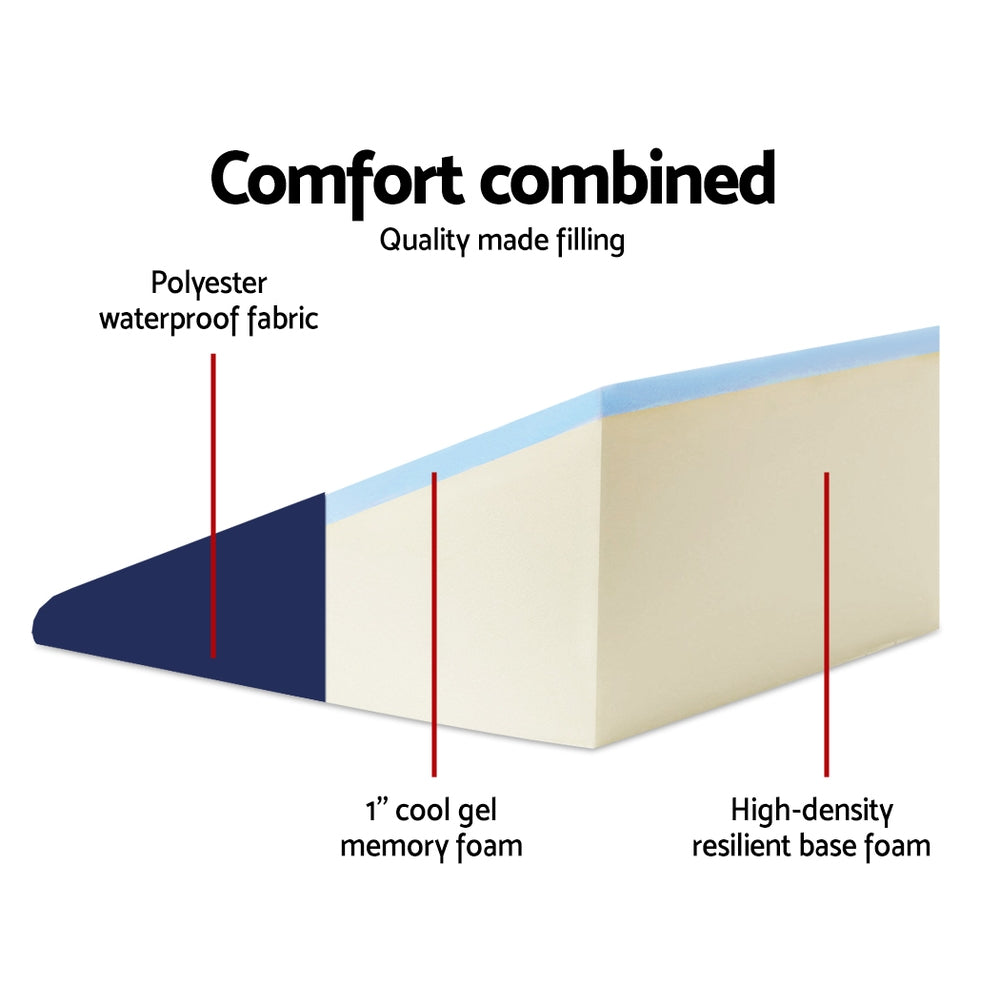 Pillows: Giselle Bedding Wedge Pillow Blue Twin Pack