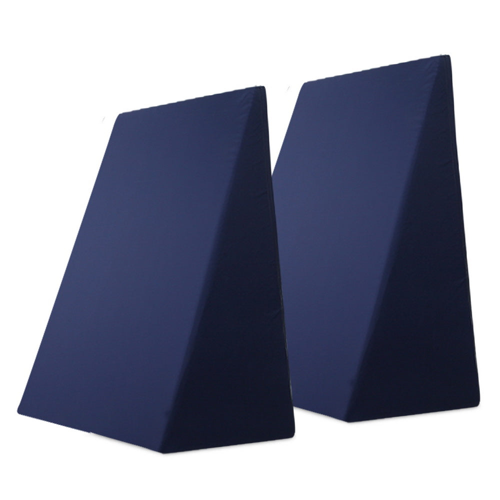 Pillows: Giselle Bedding Wedge Pillow Blue Twin Pack