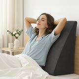 98765-Giselle Bedding Wedge Pillow Grey