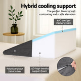 98765-Giselle Bedding Wedge Pillow Grey