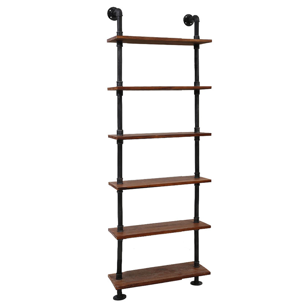 Kitchen & Bathroom DIY: Artiss Floating DIY Pipe Shelf 6 Tiers - IDA