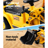Ride On Cars: Keezi Ride On Car Toys Kids Excavator Bulldozer Sandpit Digger Car Pretend Play