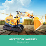 Ride On Cars: Keezi Ride On Car Toys Kids Excavator Digger Sandpit Bulldozer Car Pretend Play