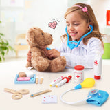 Pretend Play: Keezi Kids Doctor Nurse Medical Case Pretend Play Set Stethoscope Medicine Toys