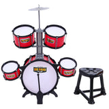 Drums: Keezi Kids 7 Drum Set Junior Drums Kit Musical Play Toys Childrens Mini Big Band