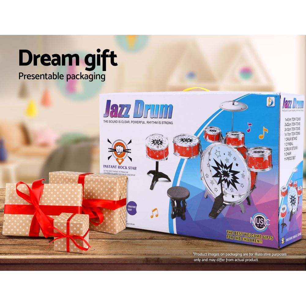 Drums: Keezi 11 Piece Kids Drum Set