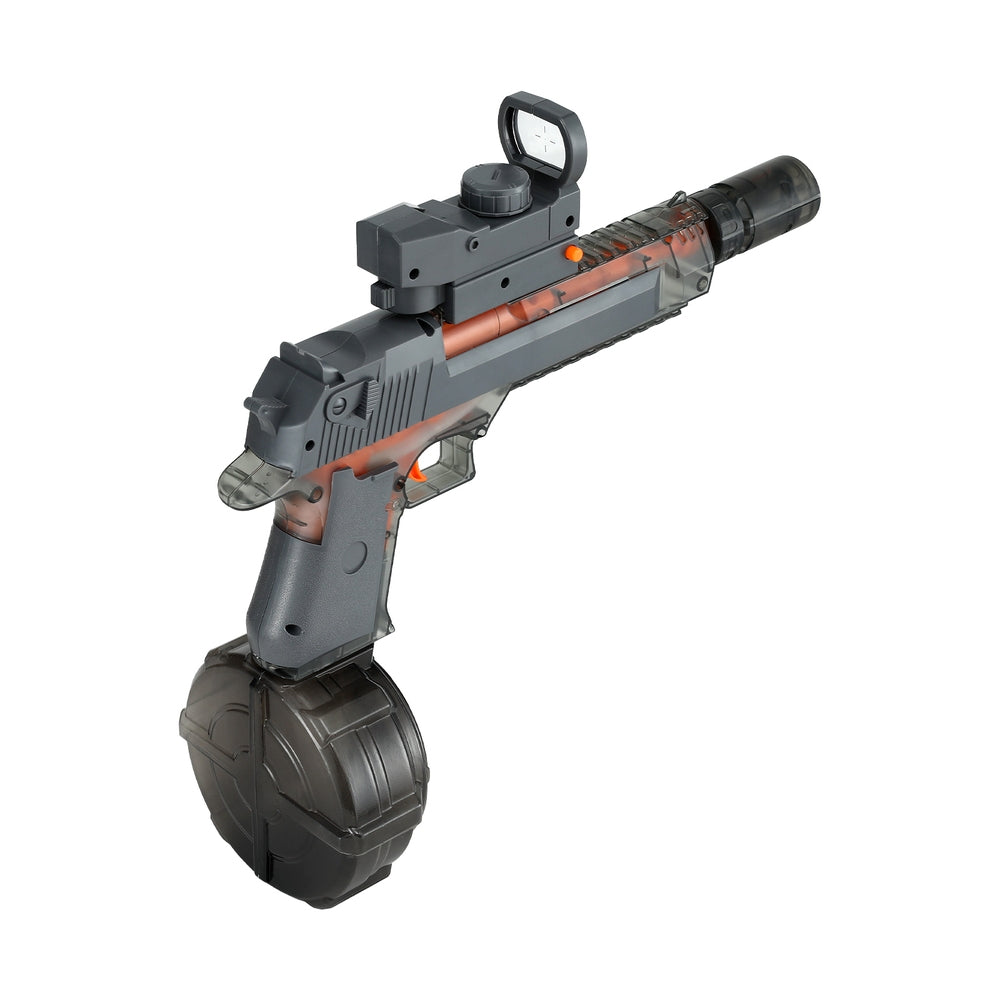 Pretend Play: Keezi Kids Adult Electric Water Gun 500ml Water Tank Light Squirt Guns Toys Grey