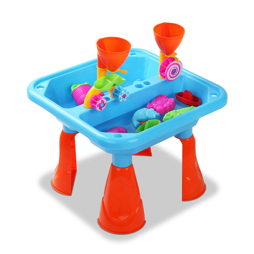 Pretend Play: Keezi Kids Sandpit Pretend Play Sets Beach Toys Outdoor Sand Water Table Set