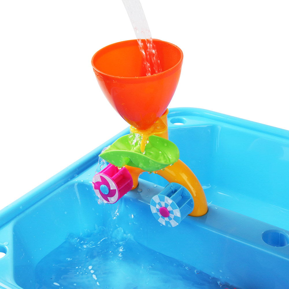 Pretend Play: Keezi Kids Sandpit Pretend Play Sets Beach Toys Outdoor Sand Water Table Set