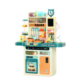 Pretend Play: Keezi Kids Kitchen Pretend Play Set Cooking Sound Steam Light Function