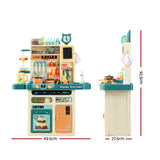 Pretend Play: Keezi Kids Kitchen Pretend Play Set Cooking Sound Steam Light Function