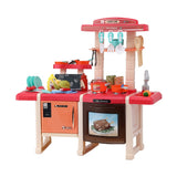 Pretend Play: Keezi Kids Kitchen Pretend Play Set Cooking Sound Steam Light Function