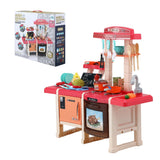 Pretend Play: Keezi Kids Kitchen Pretend Play Set Cooking Sound Steam Light Function