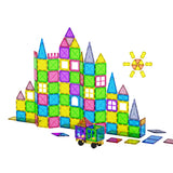 Building Toys: Keezi 120pcs Kids Magnetic Tiles Blocks Building Educational Toys Children Gift