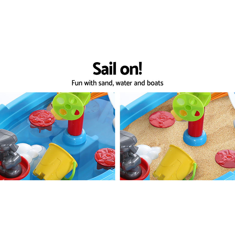 Pretend Play: Keezi Kids Sandpit Pretend Play Set Outdoor Toys Water Table Activity Play Set