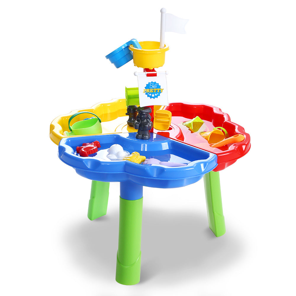 Pretend Play: Keezi Kids Sandpit Pretend Play Set Outdoor Sand Water Table Beach Toy