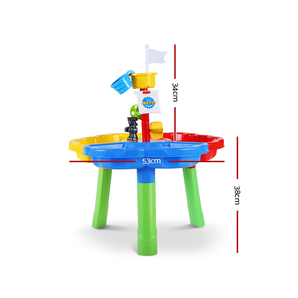 Pretend Play: Keezi Kids Sandpit Pretend Play Set Outdoor Sand Water Table Beach Toy
