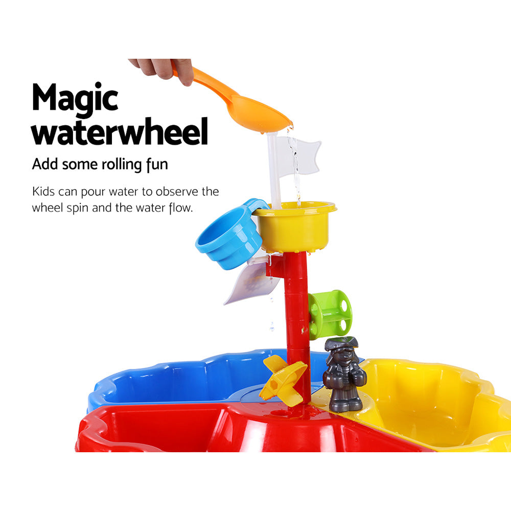 Pretend Play: Keezi Kids Sandpit Pretend Play Set Outdoor Sand Water Table Beach Toy