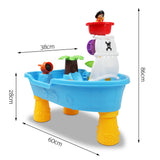 Pretend Play: Keezi Kids Sandpit Pretend Play Set Sand Water Table Outdoor Beach Toy Children