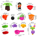 Pretend Play: Keezi Kids Sandpit Pretend Play Set Sand Water Table Outdoor Beach Toy Children