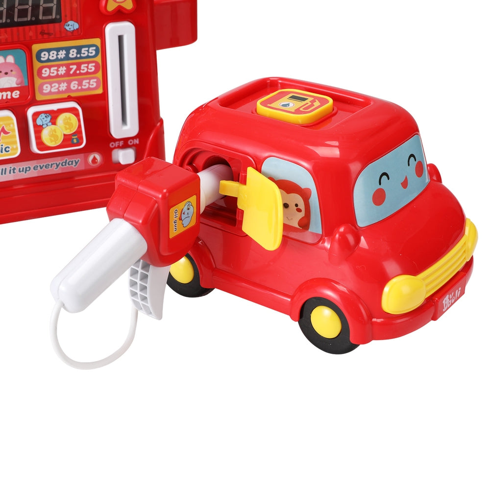 Pretend Play: Keezi Kids Gas Petrol Station Pumper Pretend Play Toys Car Music Card Playset