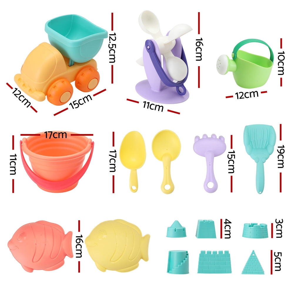 Outdoor Play Equipment: Keezi Kids Water Table Tool Kit Sand Truck Windmill Bucket Shovel Sandpit Toys