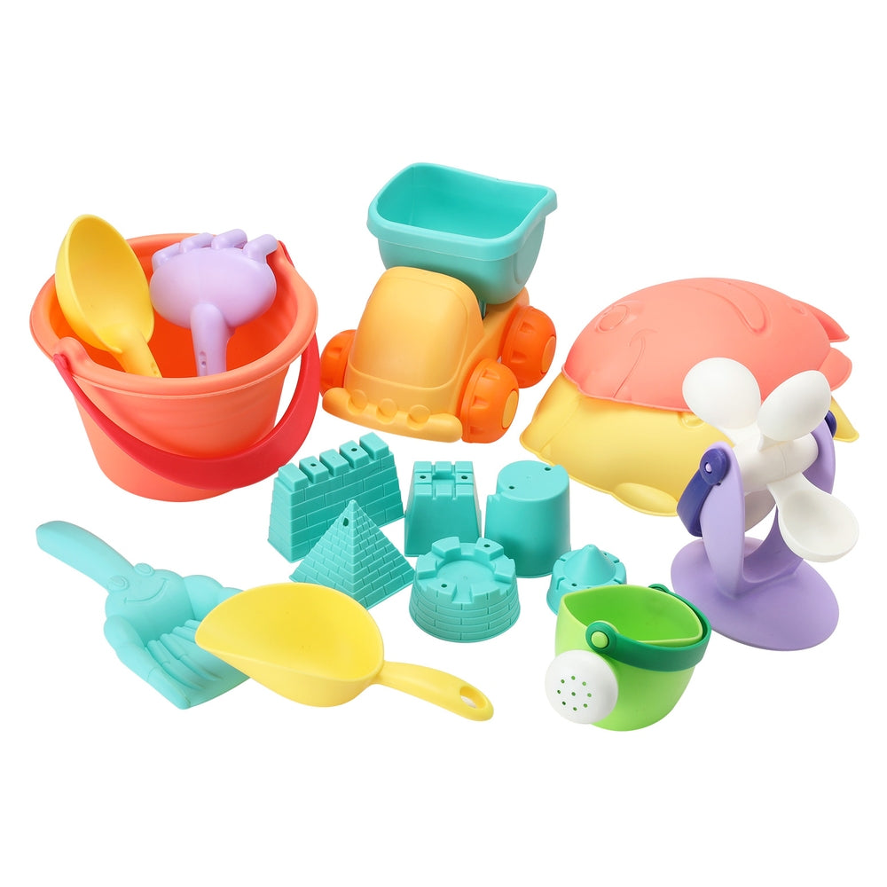 Outdoor Play Equipment: Keezi Kids Water Table Tool Kit Sand Truck Windmill Bucket Shovel Sandpit Toys