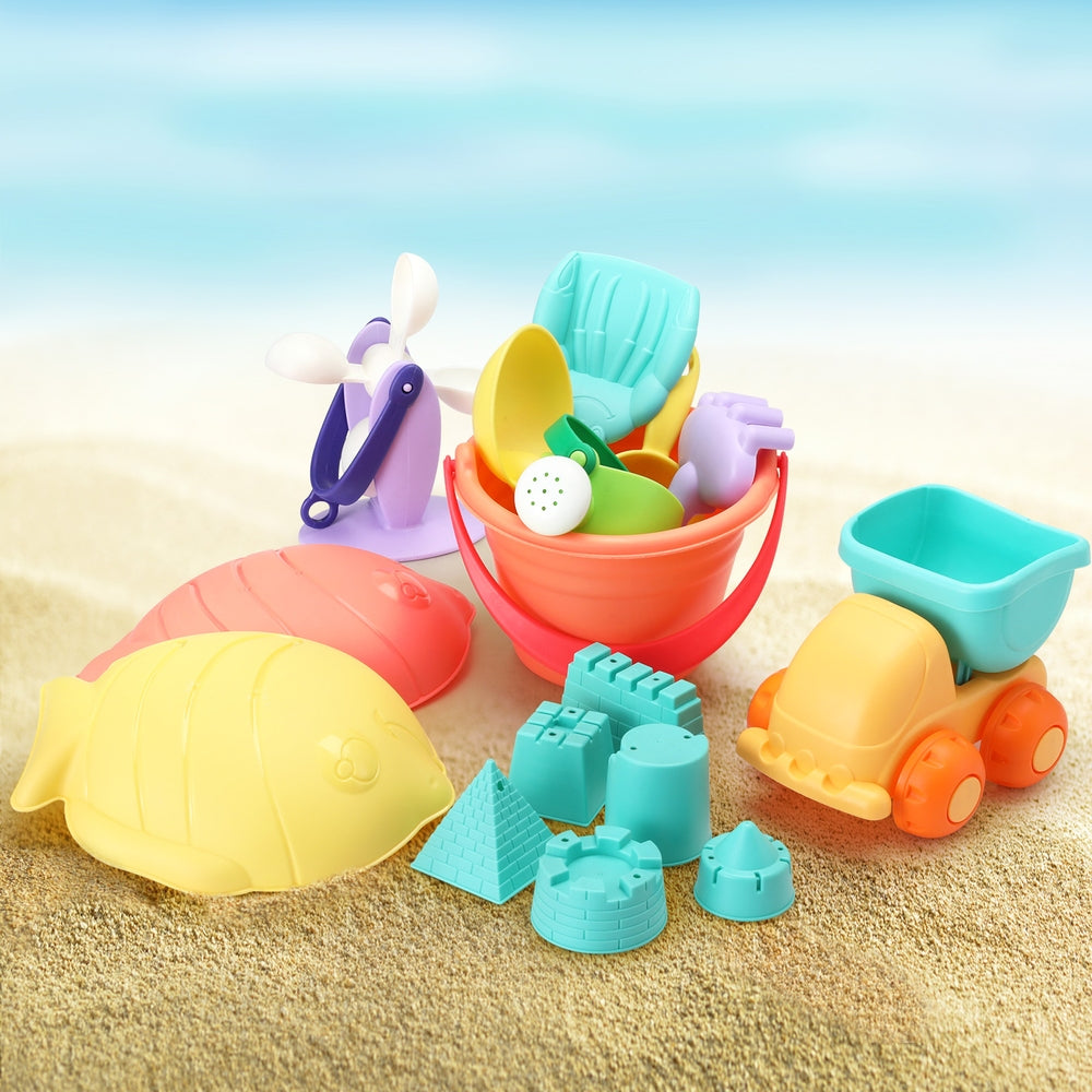 Outdoor Play Equipment: Keezi Kids Water Table Tool Kit Sand Truck Windmill Bucket Shovel Sandpit Toys