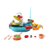 Pretend Play: Keezi Kids Pretend Play Kitchen Sink with Faucet Floating Fishing Toys Play food