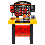 Pretend Play: Keezi Kids Pretend Workbench DIY Tools 54 Piece Children Role Play Toys Black