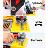 Pretend Play: Keezi Kids Pretend Workbench DIY Tools 54 Piece Children Role Play Toys Black