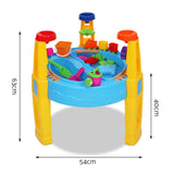 Pretend Play: Keezi Kids Sandpit Pretend Play Set Water Sand Table Children Outdoor Toy Umbrella
