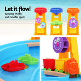 Pretend Play: Keezi Kids Sandpit Pretend Play Set Water Sand Table Children Outdoor Toy Umbrella