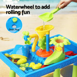 Outdoor Play Equipment: Keezi Kids Sand and Water Table Windmill Shovel Outdoor Sandpit Toys Beach Play